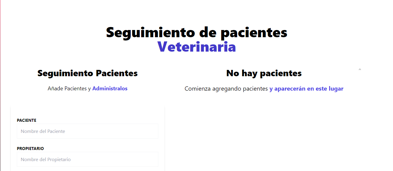 Pets Patients Project