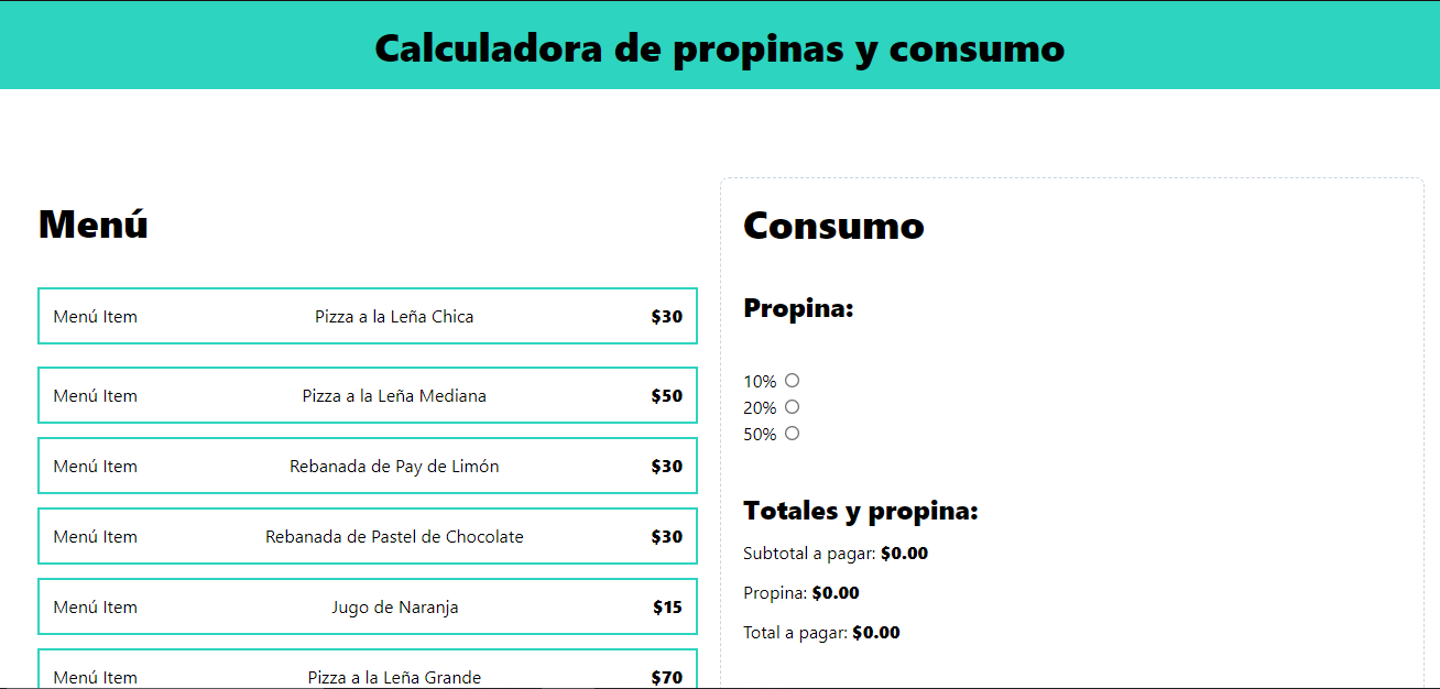 Tips Calculator Project